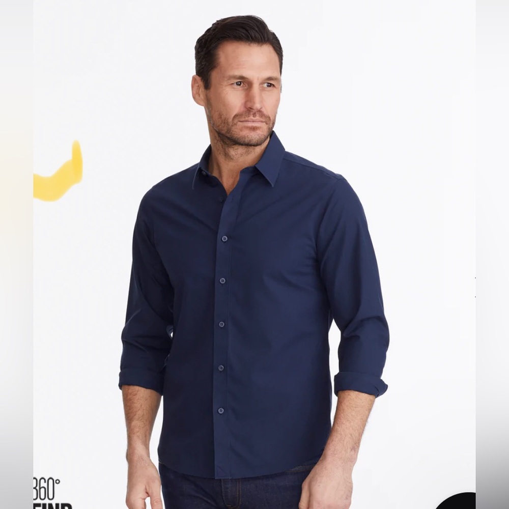 UNTUCKit Button Down Shirt Navy